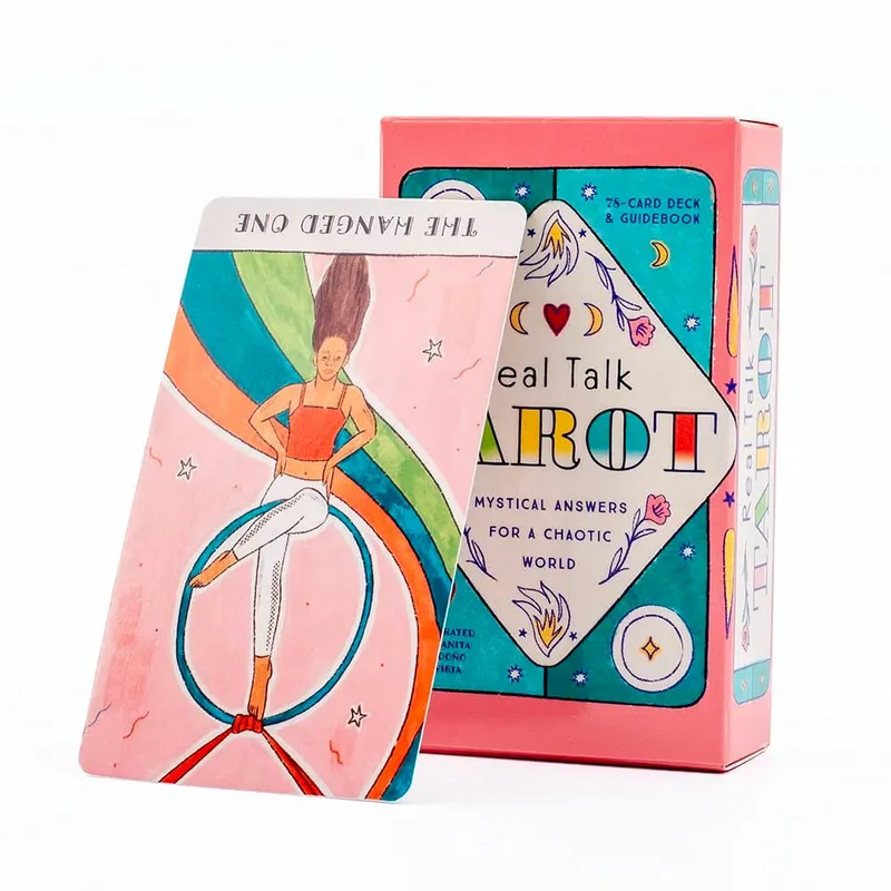 Divine Celestial Tarot Cards 78 Card Deck 10,4*6,1CM for Mantelling Gathering and Divination Επιτραπέζιο παιχνίδι