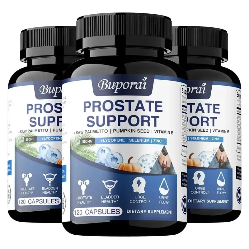 Prostate Support - Promotes Prostate and Urinary Tract Health Reduces Urination Frequency Improves Immunity Non-GMO