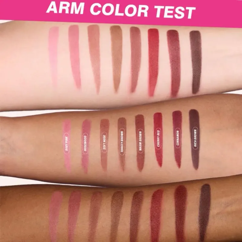 Lip Liner Long Lasting Αδιάβροχο Χρώμα μακράς διάρκειας με υψηλή χρωστική που δημιουργεί τρισδιάστατα πυκνά χείλη που καθορίζουν το μακιγιάζ