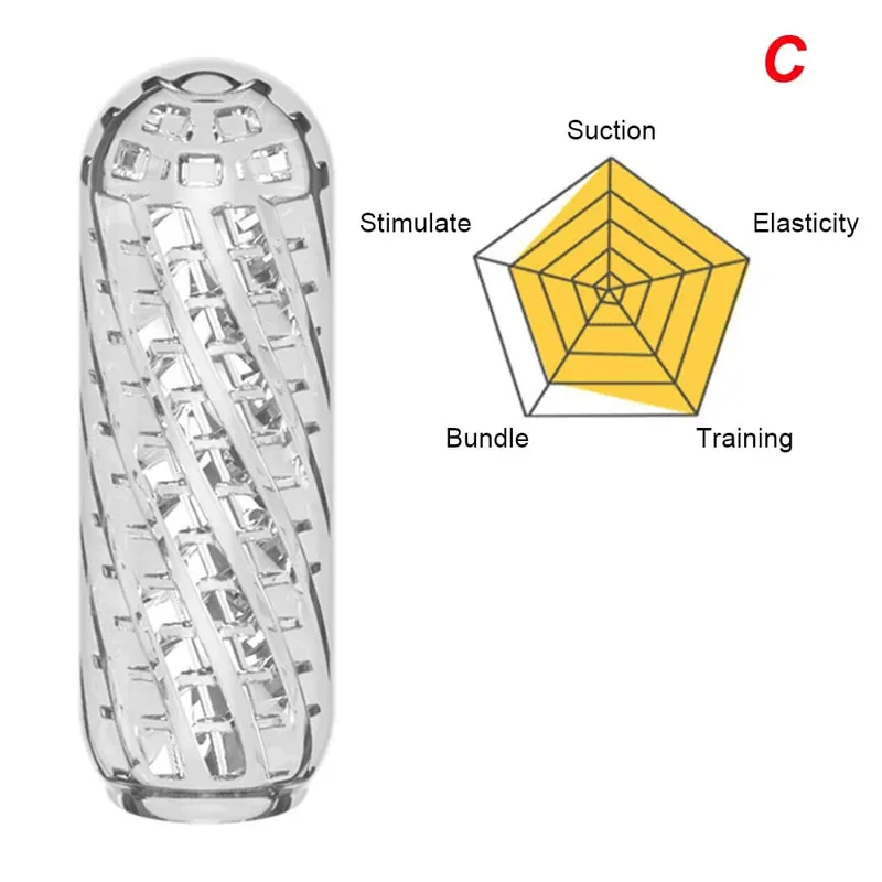 Transparent Vagina Sex Toys for Men Adult Products Soft Pussy Adult Endurance Exercise Male Masturbation Device Aircraft Cup