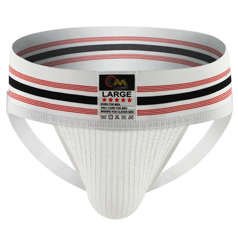Men Underwear Athletic Jock Strap Supporter Classic Thong Elastic Wide Waistband Underpants Breathable Jockstrap Sexy Lingerie