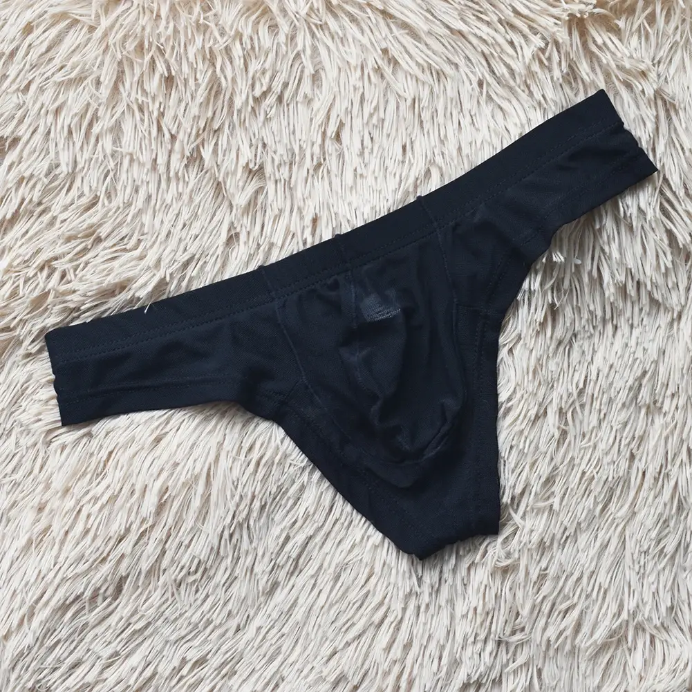 Men G Strings Transparent Mesh Low Waist Sissy Pouch Sexy Lingerie Ultra Hot Underwear For Man Japanese Thongs Men's Underpants
