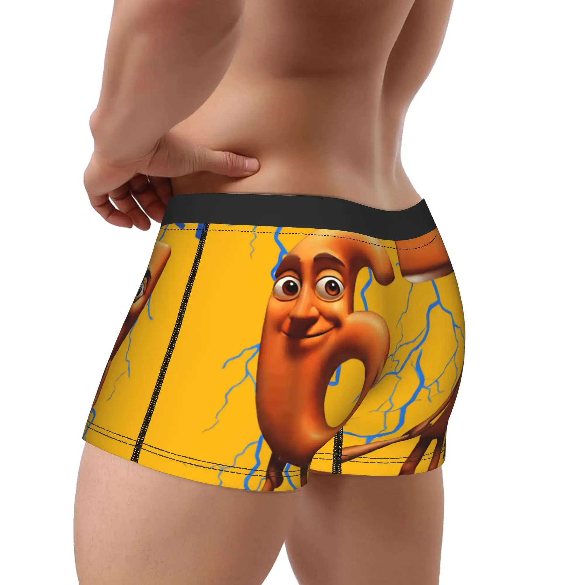 Funny Sixty Seven Brainrot Italian Underwear Print Trunk Quality Male Panties Breathable Boxer Brief Gift