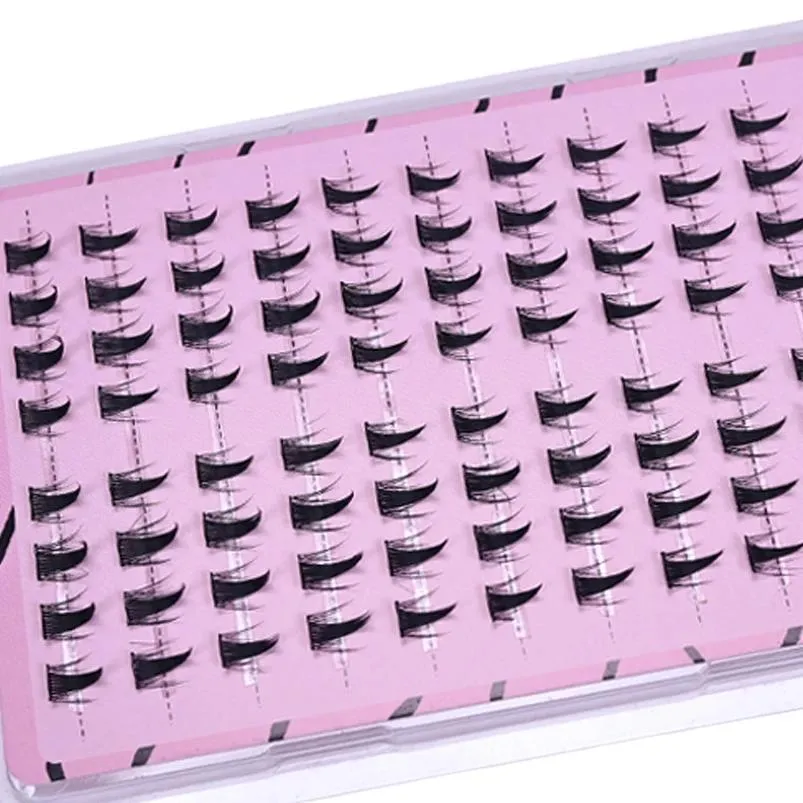 5D Fluffy Thick Curling Fake Eyelashes Easy Application Glue-free Self-adhesive Lashes for Daily Party Makeup Cute Anime Eye DIY