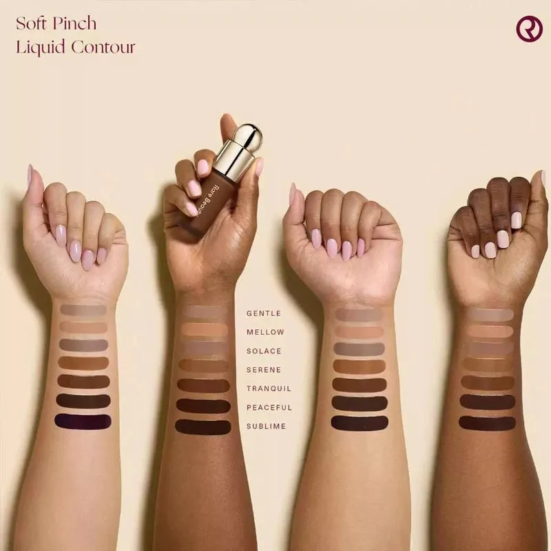 Rare Beauty 3D Face Contour Liquid Bronzer Shade Smooth Highlight Καθρέφτης Διαρκής Φυσική Σκιά Μύτης Αδιάβροχο Brighten Μακιγιάζ