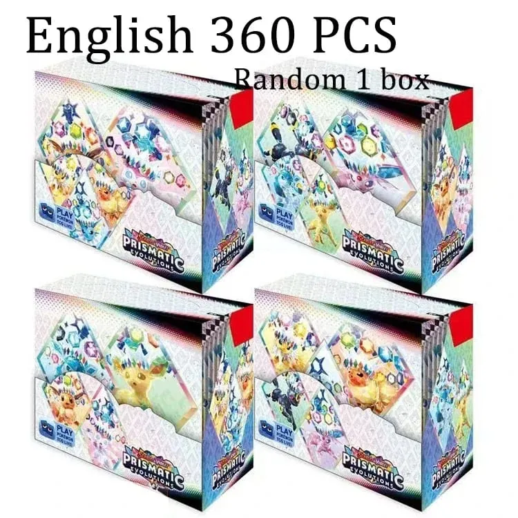 Pokémon PRISMATIC EVOLUTIONS SURGING SPARKS SCARLET&VIOLE 151 Booster Display Box Pokemon Booster Cards Playing Cards