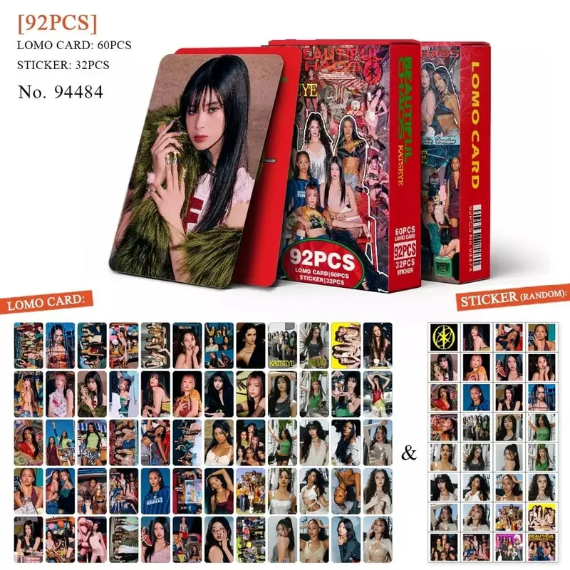 92 ΤΕΜ Kpop Hot Idol MANON SOPHIA DANIELA LARA MEGAN YOONCHAE Self Made HD Lomo Cards Fans Collection Photocards Gifts Small Cards