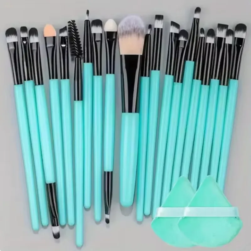 20-delige make-upborstelset Eyeliner-borstel Mengborstel Make-up kwasten voor wangen Oog Cosmetische foundationborstel Make-up kwastenset