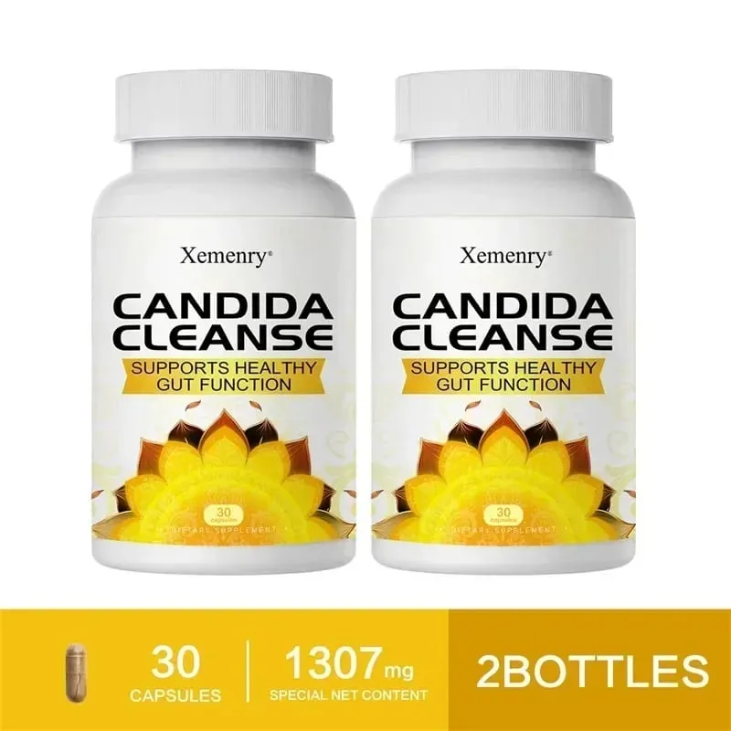 Candida Cleanse - Intestinal and Colon Support Cleansing & Detoxification Improves Digestion Enhances Nutrient AbsorptionSupp
