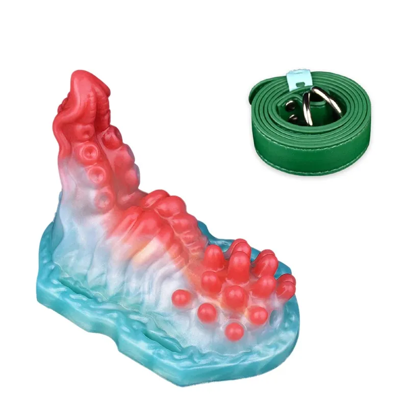 Wireless Control Silicone Octopus/Granule Sex Grinder Strapon Grinding Hump Friction Vibration Massage Female Masturbation