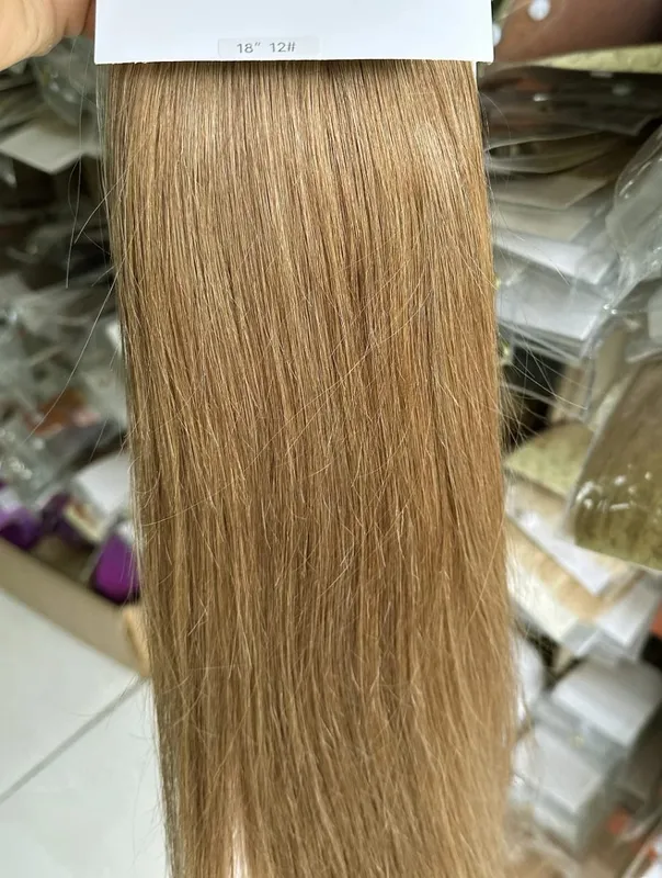 קליפס-אין 100% תוספות שיער אנושי רמי 16"-24" 3 יחידות סט 100 גרם-200 גרם קליפס בשלושה חלקים 1x25 ס"מ 2x10 ס"מ טבעי ישר