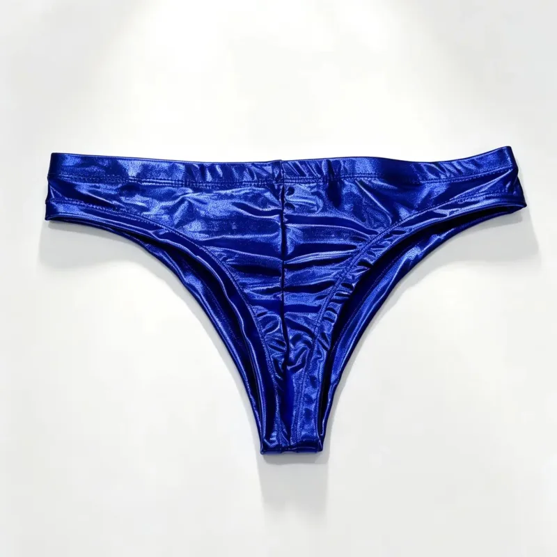 1Pc Men's PU Leather Triangle Underwear, sexy Triangle Underwear, Boxing Fitness, Suitable for Costume Parties, Sweet Gift