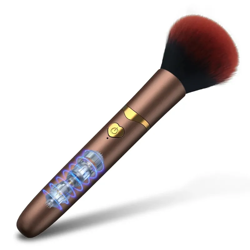 Vibrators Makeup Brush 7 Mode Vibration Nipple Clit Stimulator Female Bullet Massager Discreet Adult Sex Toy for Woman 18+