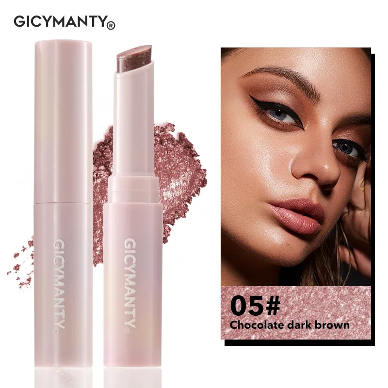 Shimmer Eyeshadow Stick Quick-Dry Film Locking Light που δεν ξεθωριάζει Sparkle Eye Shadow Face Body Lip Highlighter — image 11