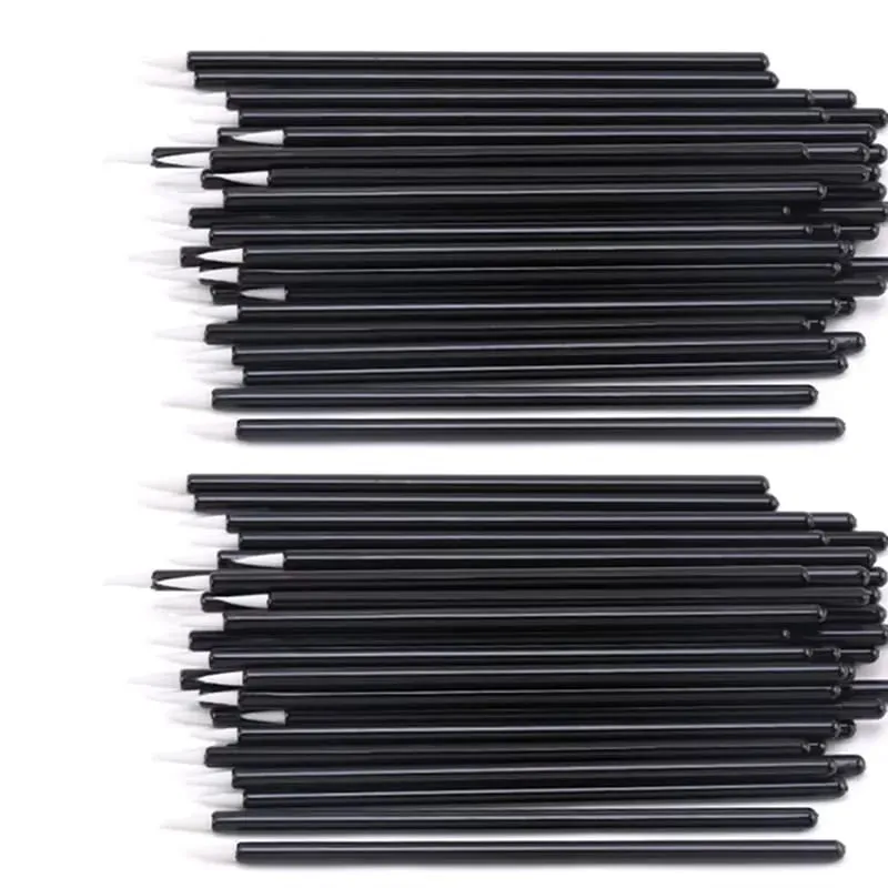 50/100pcs Eyeliner Brushes Eyelash Eyeshadow Applicator Para sa Nail Art Painting Pen Tool Eye Lash Wands Makeup Accessories