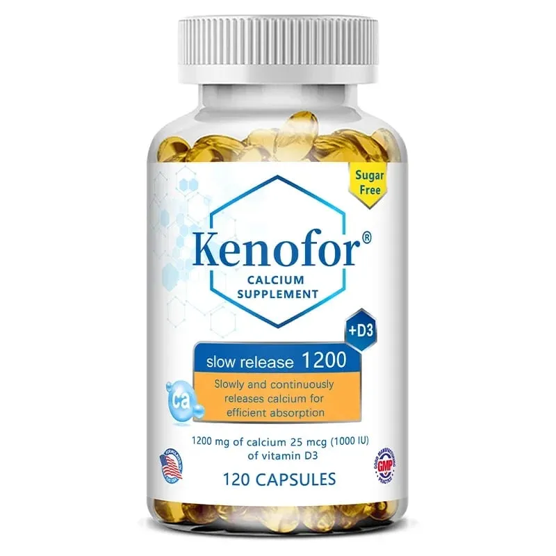 1200 Mg Sustained-release Calcium Supplement with Vitamin D3 To Support Muscle Bone and Digestive Health
