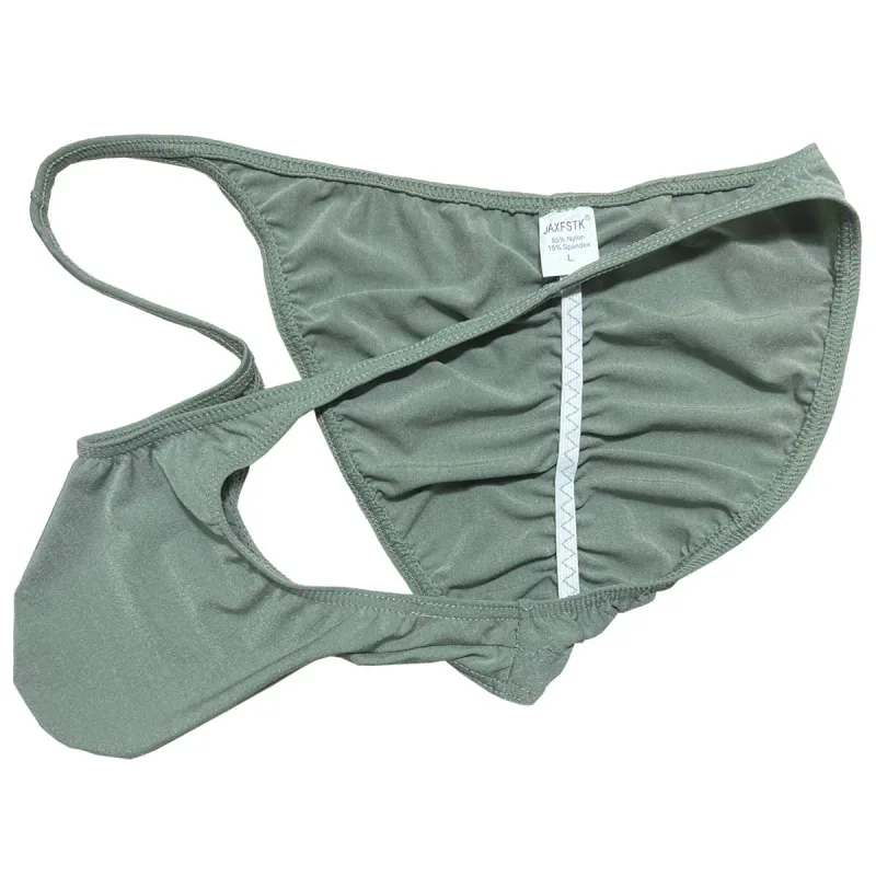 Men's Soft Micro Briefs Underwear Breathable Lightweight Ultrathin Bikini Briefs Men Low Rise Mini Triangle Cut Mini Panties