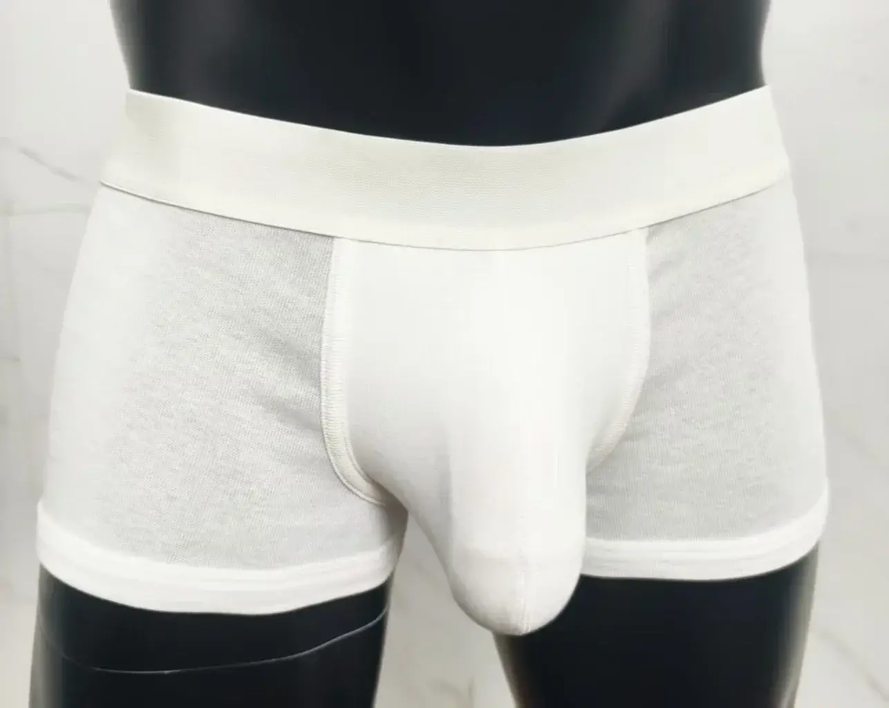 Mens Extra Larger Pouch Premium Cotton Boxer Briefs Super Breathable Underwear Sexy Comfortable Trunks Soft Hot Selling 2026 New