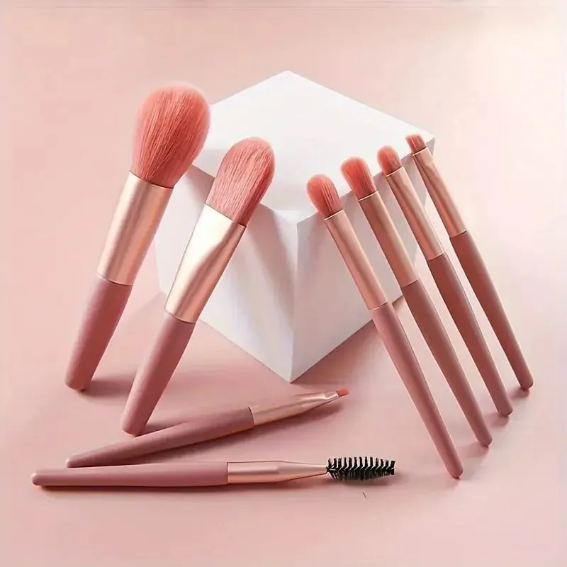 Salim Bag with Makeup Mini Brush 8 Kinds Pmore