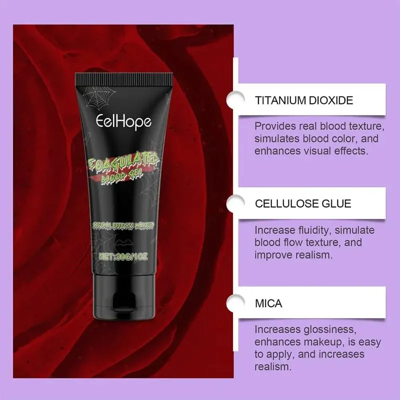 Halloween cosplay makeup bruise wound imitation set High Concealer Face Paint for Halloween Goth Makeup
