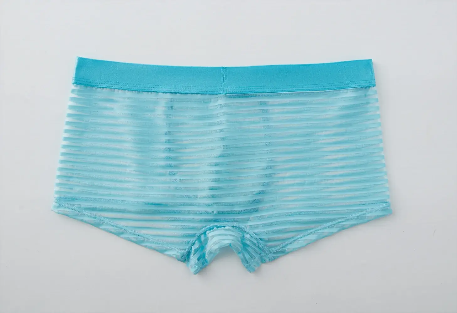 Sexy Men Underwear Boxer Shorts Transparent Mesh Underpants Trunks Men Panties Low Waist Nylon Breathable Quick Drying