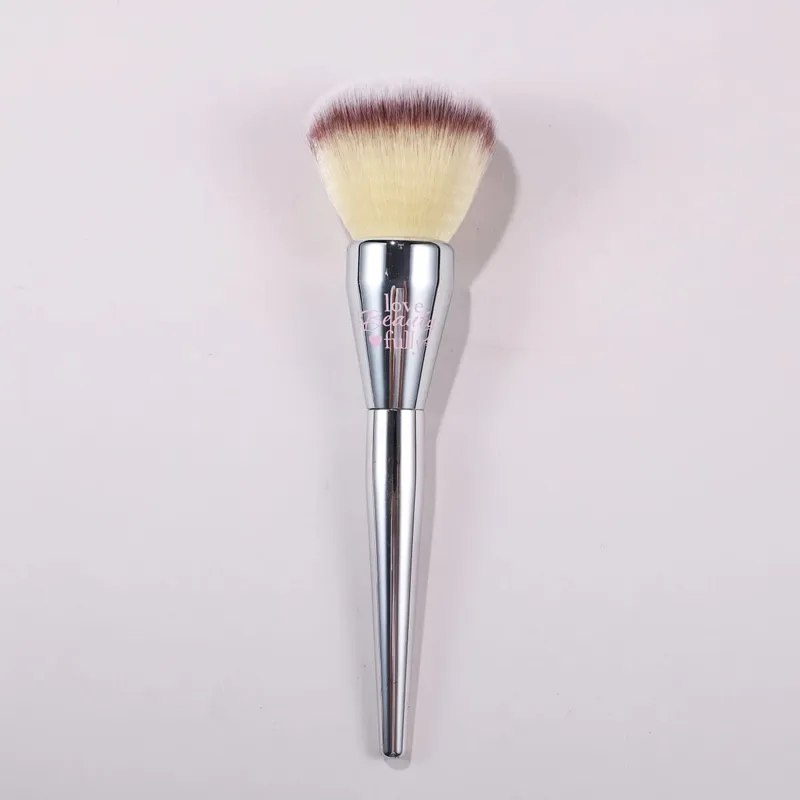 Love Beauty Kuas Rias Sepenuhnya Concealer Pencampur 203 dan Bubuk Mineral Pengilap 206 Kuas Kosmetik Foundation Bulat