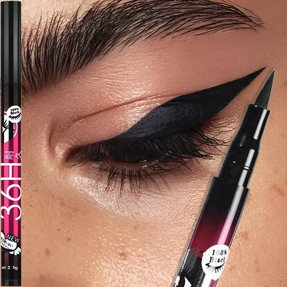 1/3/5db Smooth Black Liquid Eyeliner Pen Ultra-fine Pen Tip 36H Eye Liner Ceruza Vízálló hosszantartó kezdő smink