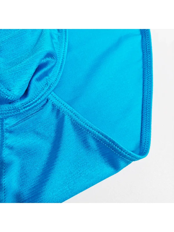 Men's Solid-Color Low-Waist Triangle Underwear Breathable Sexy Bottom Pants Trendy 1-Piece Set Mature Style Promotional Price
