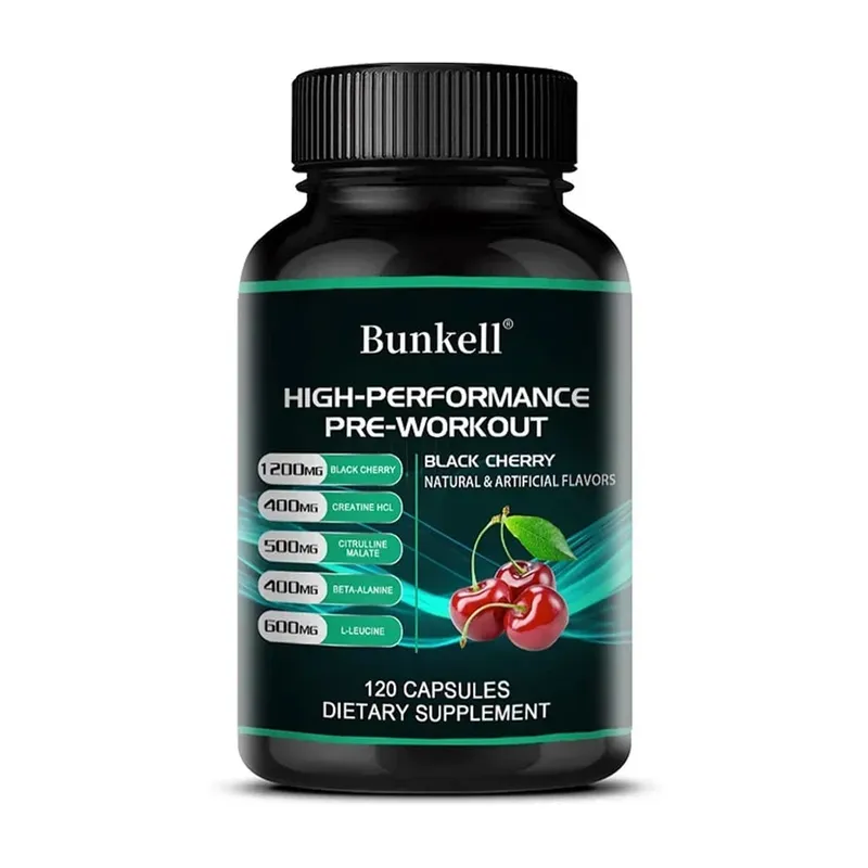 Creatine Monohydrate with Black Cherry - Muscle Growth - Exercise and Fitness to Improve Performance Muscle