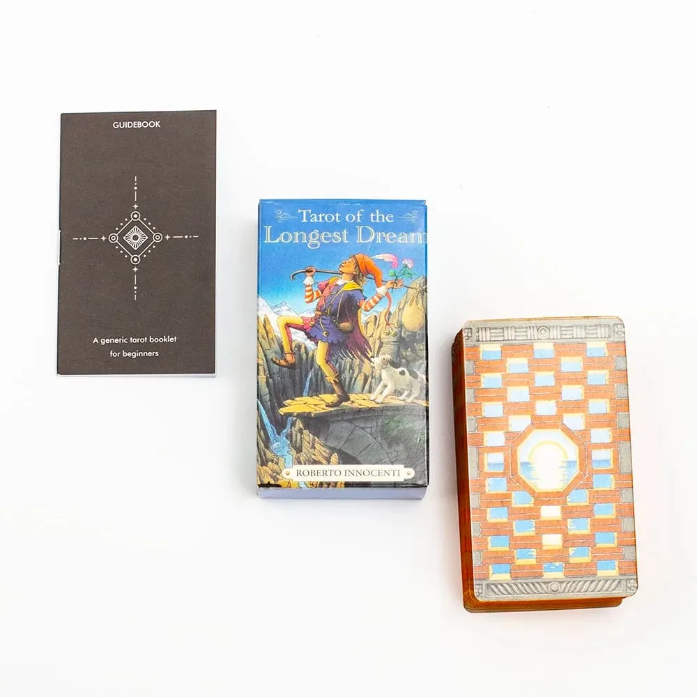 The Longest Dream Cards Tarot Deck 78pcs with Instruction Booklet Ιδανικό για\r\n λάτρεις και λάτρεις των επιτραπέζιων παιχνιδιών