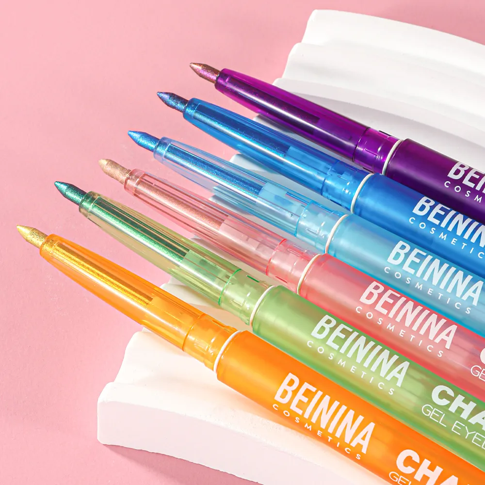 Shiny Chameleon Metallic Blue Eyeliner Gel Pen Eyeshadow Multicolor Eye Liner Pearlescent Polarized Glitter Eye Pigment Cosmetic