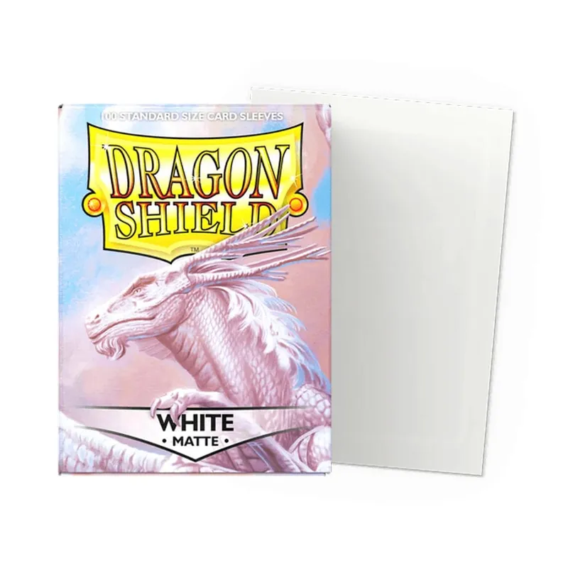 100 PCS/BOX 66x91mm Τυπικό μέγεθος Ματ μανίκια κάρτας Demark Dragon Shield για μανίκια επιτραπέζιων καρτών παιχνιδιών MTG/PKM/YGO/TCG