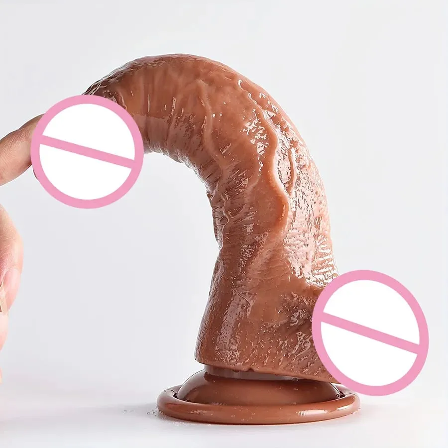 Ρεαλιστικά μαλακά Dildos με ισχυρή βεντούζα αυνανισμού Μεγάλο σημείο G Dildo σεξουαλικό παιχνίδι Κατάλληλο για γυναίκες και ζευγάρια Διεγέρτης πρωκτού κόλπου Ενήλικες Παιχνίδια σεξουαλικής επαφής για γυναίκες Ερωτικά Dildo πέους πρωκτικό βύσμα Γυναικείο ανδρικό πέος Ενηλίκων Παιχνίδι για αρχάριους πρωκτούς