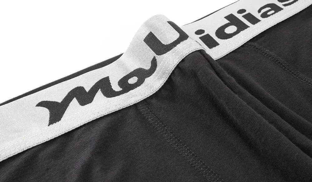 3 Pieces Bamboo Fiber Men's Panties Letter Waistband Boxer Briefs Solid Color Boxers Underwear For Man Classic Men Underpants