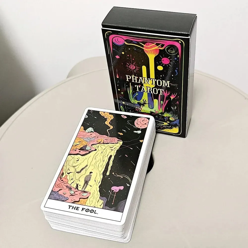 Phantom Tarot Deck 10,3*6cm 78 πολύχρωμες κάρτες Ταρώ βασισμένες στο σύστημα Rider Waite — image 2