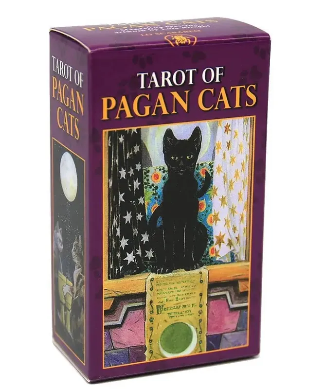 Magan Tarot Cards Deck Pagan Cats Oracle Cards Mga Board Game Arcanum Tarot De La Nuit Manara Wizards Morgan Greer Kawaii