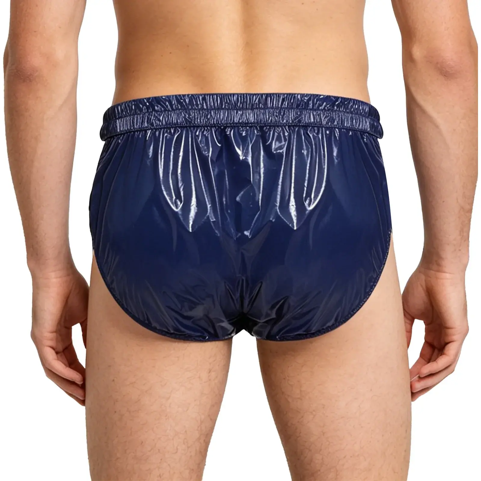 Mens Waterproof Swim Briefs Elastic Waistband Bikini Briefs Swim Bottoms Swimming Surfing Sunbathing Swimwear Bathing Suit