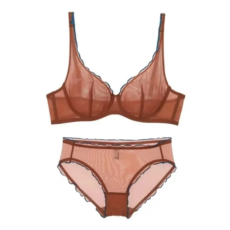 New Arrival Γυναικείο Σετ σουτιέν Full Cup Ultra Thin Minimizer Sexy Support Anti-Saging Side Slim ABCD Everyday Comfort Σετ εσωρούχων