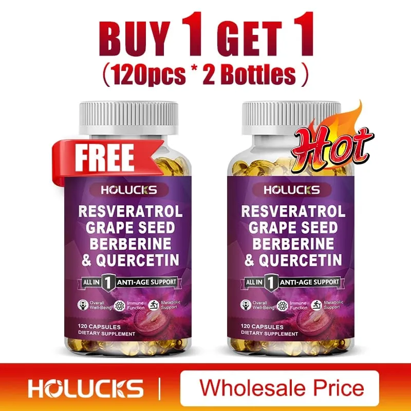 Resveratrol Supplement Boost NAD+ level Anti-Aging Immune Support Improve Metabolic Promote Overall Wellness