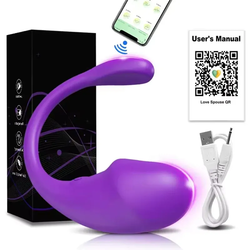 רטט ביצה לנשים לביש בקרת אפליקציה אלחוטית G Spot ממריץ נרתיקי אנאלי לעיסוי צעצוע מין לזוגות