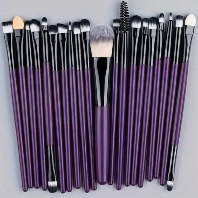 20-delige make-upborstelset Eyeliner-borstel Mengborstel Make-up kwasten voor wangen Oog Cosmetische foundationborstel Make-up kwastenset
