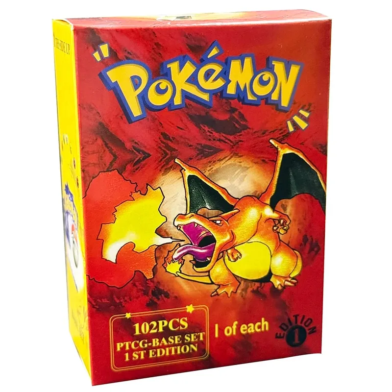 Proxy Cards 1ST Edition Booster Pack for the Base PKM Set BS Whole Set Venusaur/Charizard/Blastoise 11pcs/Pack TCG Giftsf