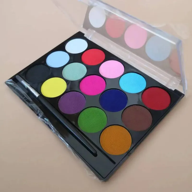 Προσαρμογή 8-χρωμάτων Face Body Painting Αποδοχή Micro Palettes Makeup