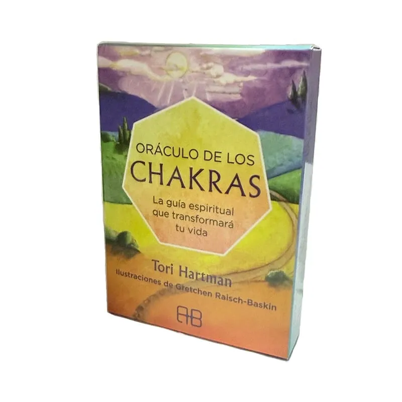 Chakras Oráculo De Los Chakra Oracle Cards 49 Deck 10,4*7,4cm Ισπανική Έκδοση Fate Divination Ταρώ Επιτραπέζιο παιχνίδι