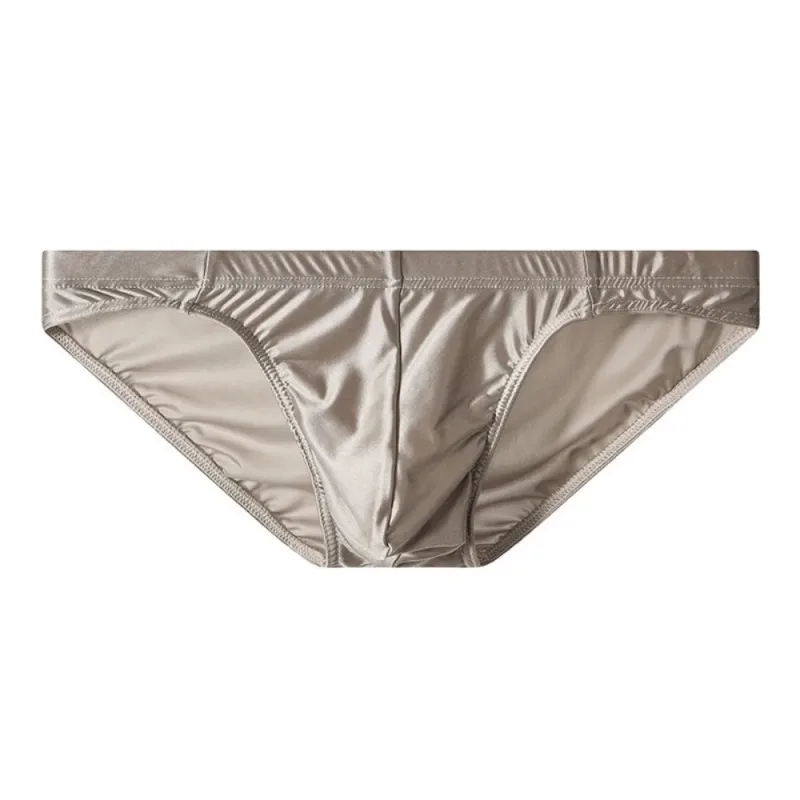 Breathable Low Waist Men Thin Panties Male Lingerie Underpants Men's Underwear Simple Ice Cool Briefs Summer