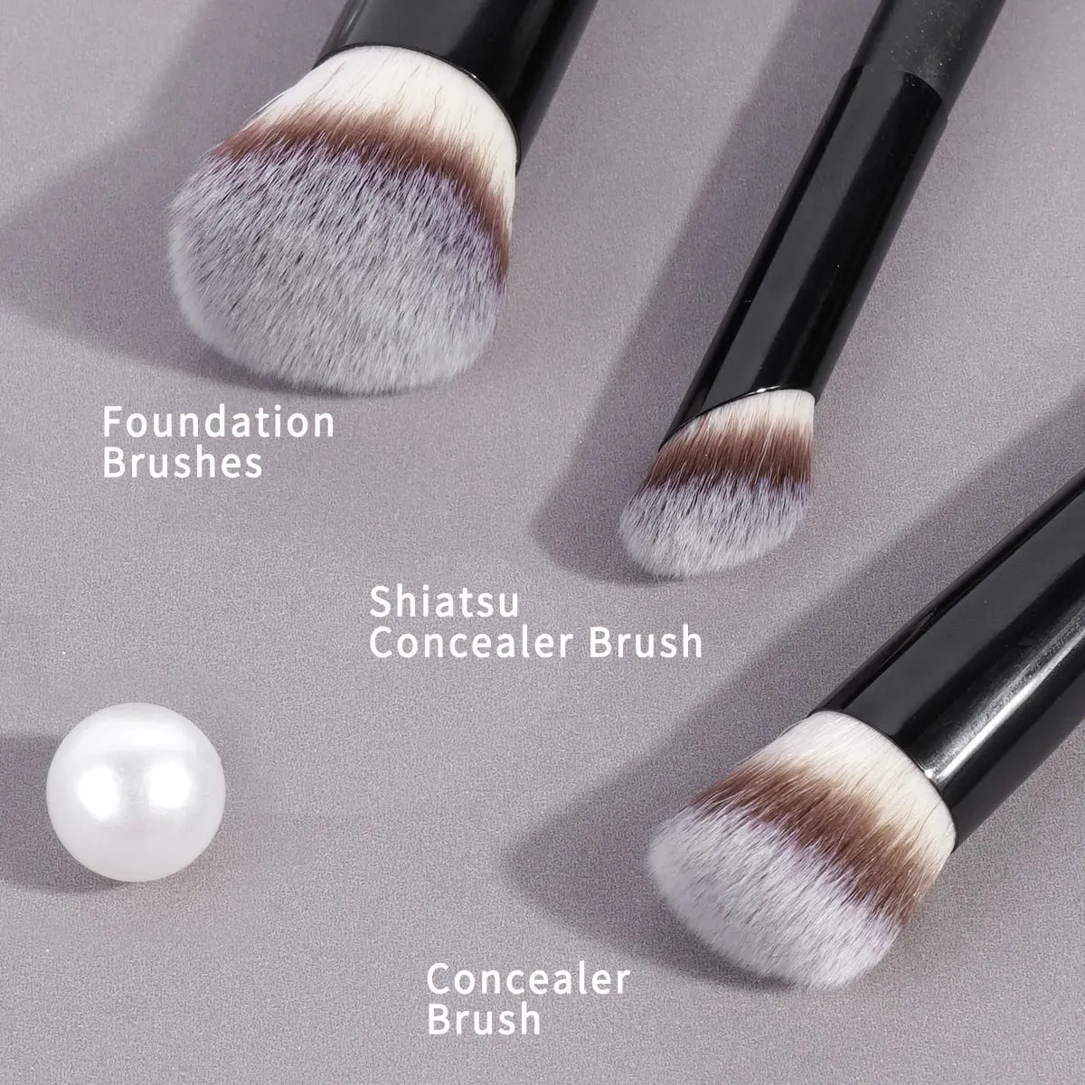 Πινέλα μακιγιάζ 8 τμχ Premium Synthetic Powder Foundation Contour Concealer Eye Shadow Blending Liner Makeup Brush Kit Tool — image 5