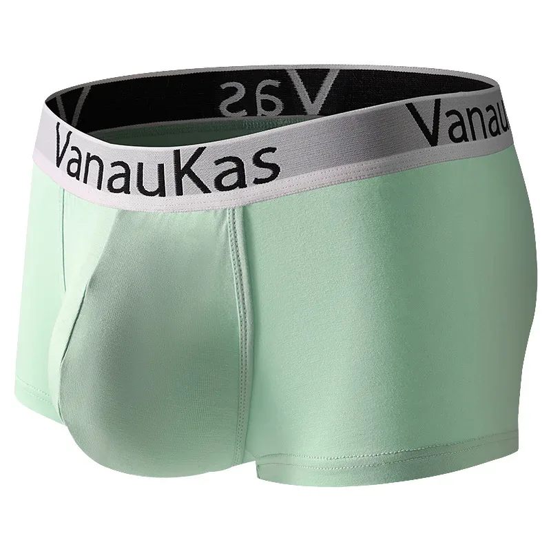 Mens Modal Underwear Boxer Shorts Convenient Pouch Opening for Male