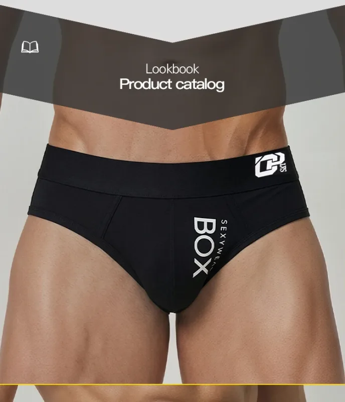 1/2Pcs High Quality Low Waist Sexy Mens Underwear Briefs Letter Print Men's Lingerie Cotton Men's Briefs Bikini Man Underpants