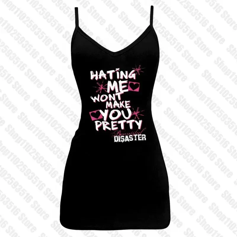 Female Clothing Women's Cropped Crop Tops for Women Tanks & Camis Grunge Clothes Y2k Top Aesthetic Women's Blouses Emo Harajuku