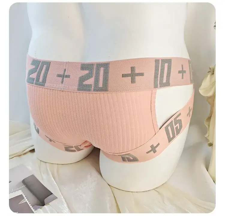 Men's Low Waist Cotton Briefs Breathable Fashion Sport Underwear Slip Homme Comfortable Innerwear